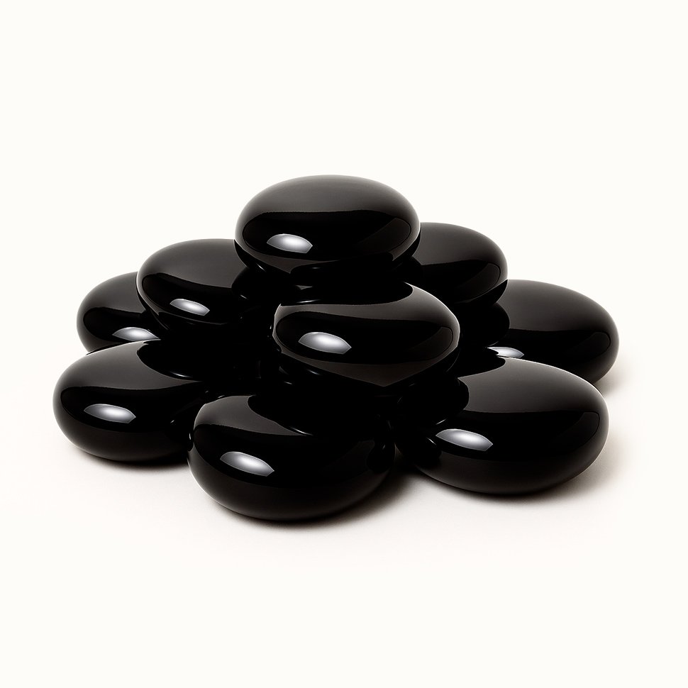 Декоративные керамические камни SteelHeat черные 14 шт Декоративные керамические камни SteelHeat черные 14 шт