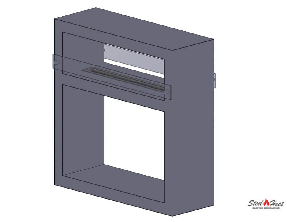11404С Биокамин напольный на опорах на заказ 11404С Биокамин напольный на опорах на заказ