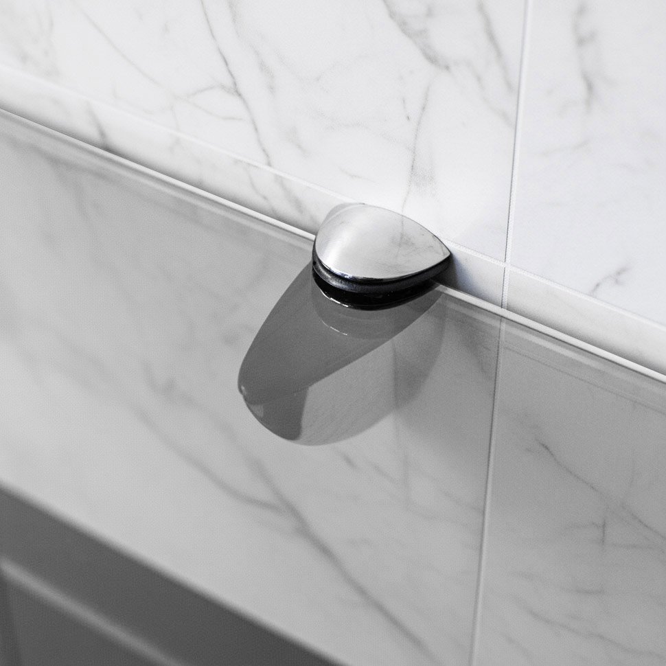 Стеклянная полка для биокамина Opti white 1600