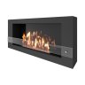 Биокамин SteelHeat WALL LONG 1200 LITE черный фото 4