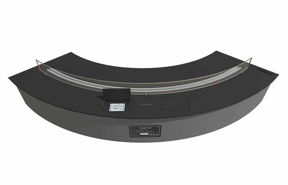 Автоматический биокамин SmartFire L 1300 curve Biograte