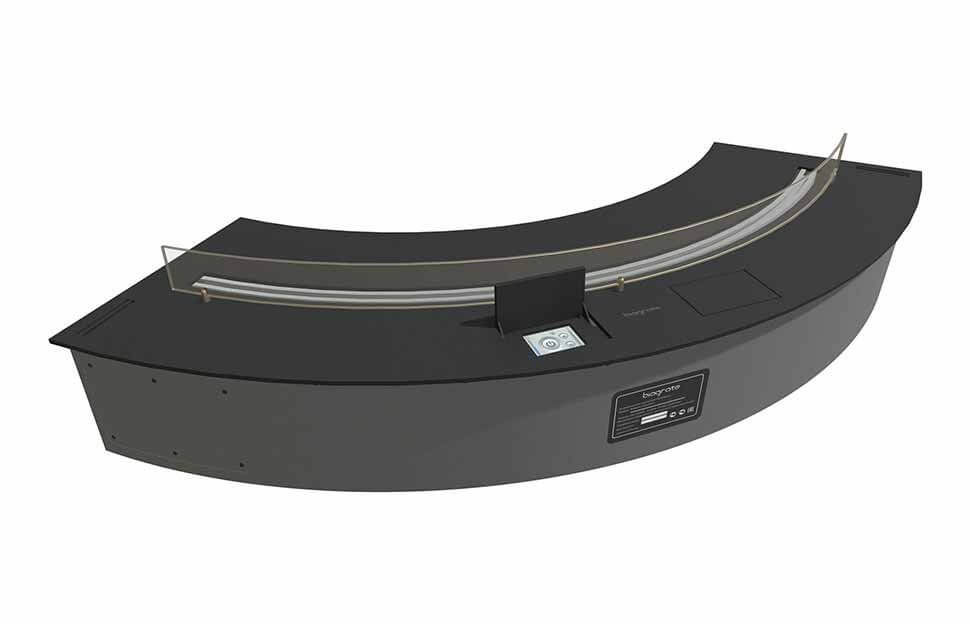 Автоматический биокамин SmartFire L 1300 curve Biograte