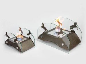 Биокамин настольный Lux Fire Графский мост М (бронза)