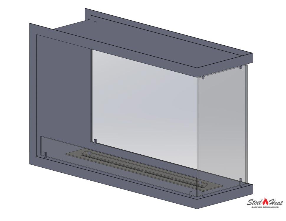 Торцевой Биокамин на заказ Торцевой Биокамин на заказ